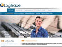 Tablet Screenshot of logitrade.fr