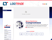 Tablet Screenshot of logitrade.com.br